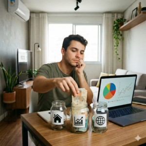 Prioridades financeiras com renda limitada