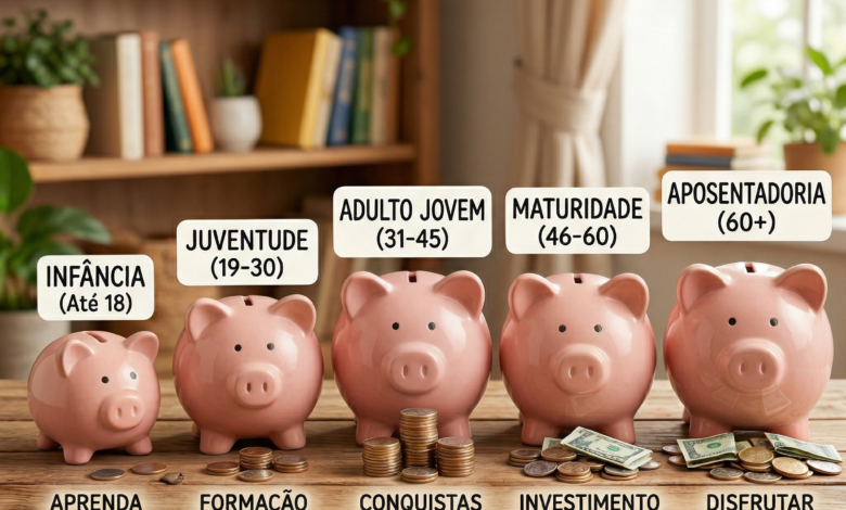Quanto dinheiro você precisa ter guardado em cada idade