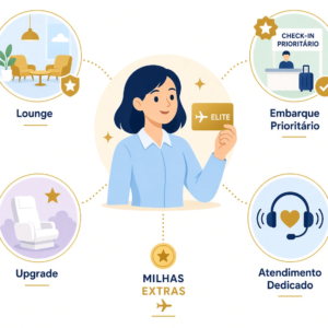 O que são benefícios de elite nas companhias aéreas?