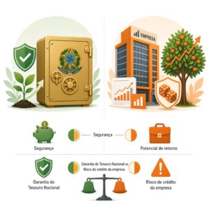 Qual é Melhor: Título do Tesouro ou Corporativo?