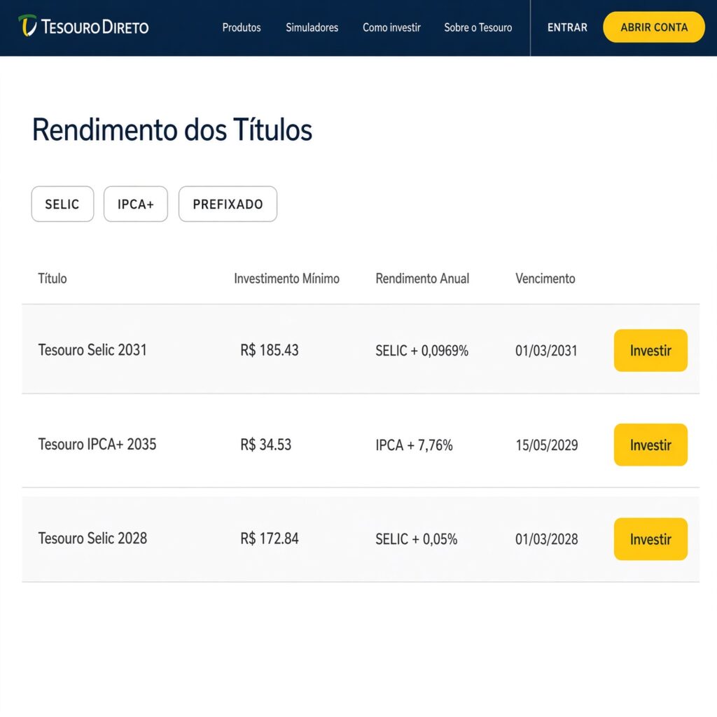 Como escolher o primeiro título de acordo com o objetivo e prazo
