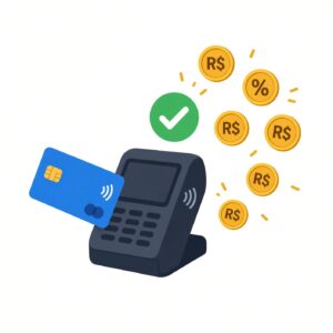 Quanto economiza em um ano usando um cartão com 1% de cashback?