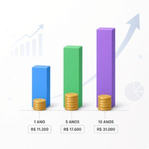 Quanto Rende R$ 10 Mil Investidos por 1, 5 e 10 Anos?