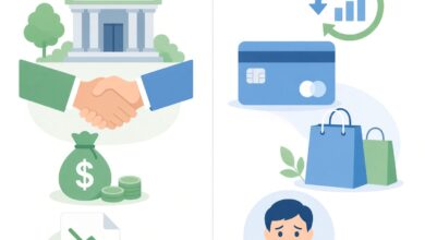 Empréstimo pessoal vs. cartão de crédito: qual custa mais ao longo de 12 meses?